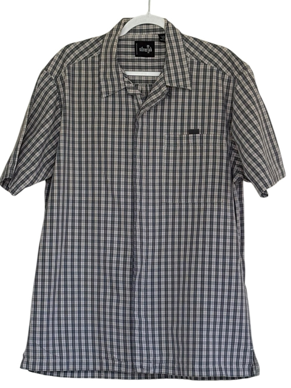 Vintage Levi's Silvertab Plaid Button Down Shirt Size L